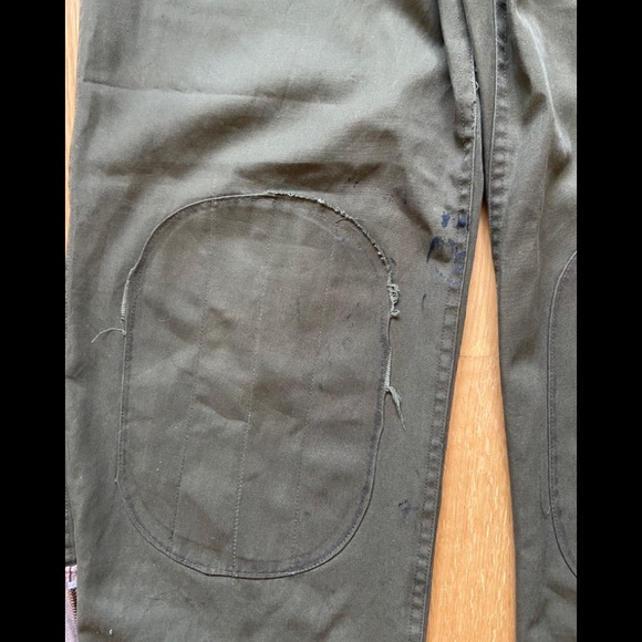 Punk Royal army green distressed pants - Picture 3 of 6